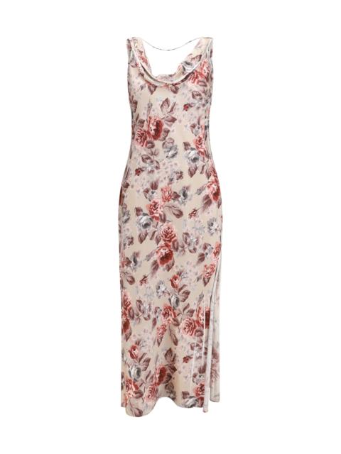 Acne Studios Acne Studios Draped Floral-print Dress