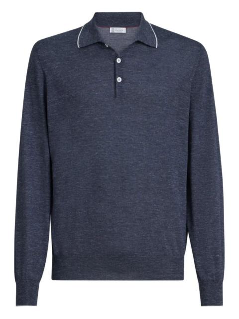 Brunello Cucinelli Long Sleeve Polo