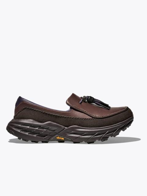 HOKA Speed Loafer Shoes in Walnut/Cast Iron