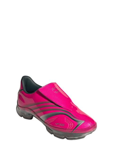adidas adidas Adiframe F50 Running Sneaker in Shock Pink/Green/Silver at Nordstrom