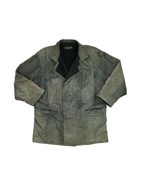 Lanvin VINTAGE LANVIN BOUTIQUE SERAPHIN LEATHER JACKET 