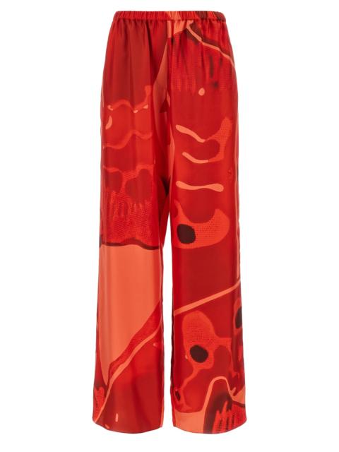 FERRAGAMO Ferragamo Women Palazzo Silk Pants