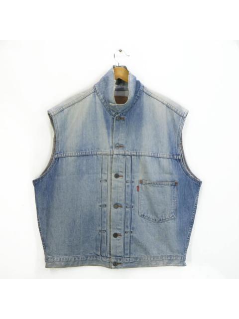 Other Designers Vintage - LEVI'S STRAUSS & CO Vest Jeans Denim Button Up