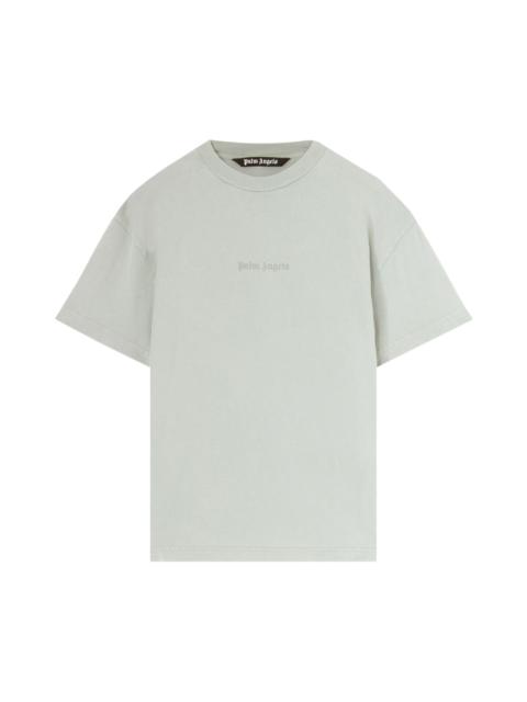Palm Angels Palm Angels Reverse Logo Print T-Shirt 'Light Grey'