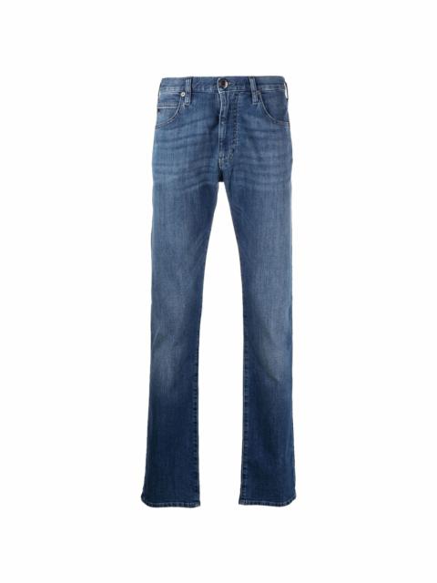 EMPORIO ARMANI regular stretch-denim jeans