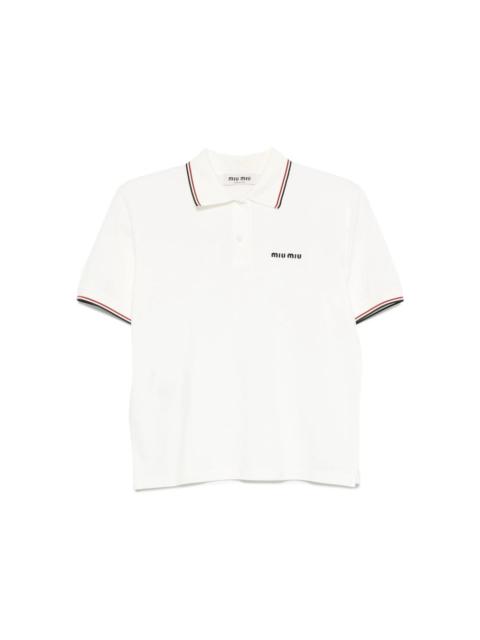 Miu Miu Miu Miu White Tops - Polo Tops Women