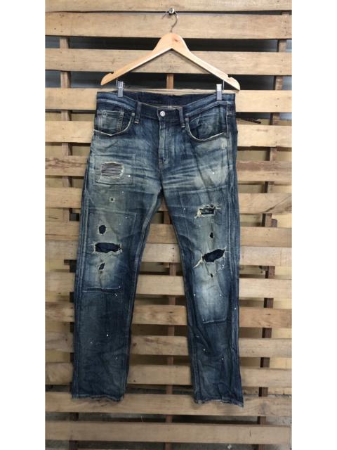 Edwin Jeans 503 Distressed Patchwork Design