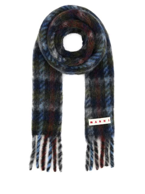 Marni Multicolor mohair blend scarf