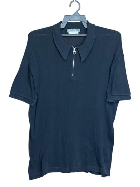 FERRAGAMO Vintage SALVATORE FERRAGAMO 1/2 zipper polo shirts