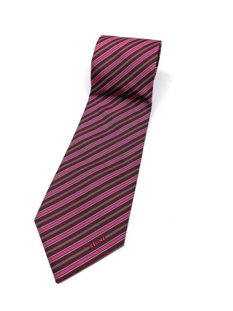 CELINE Celine Regimental Silk Tie made Italy Men Luxury Style