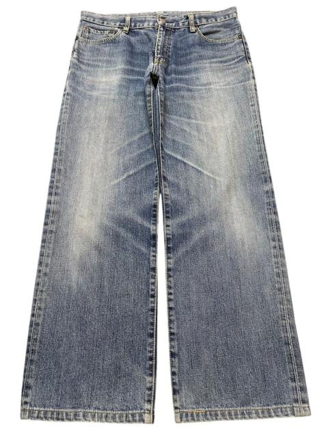 Other Designers Japanese Brand - Vintage Japanese Uniqlo Blue Faded Wash Style Baggy Jeans
