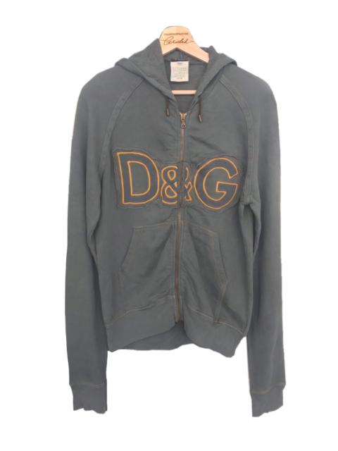 Dolce & Gabbana Dolce & Gabbana Spellout Embroidery Big Front Logo Hoodie