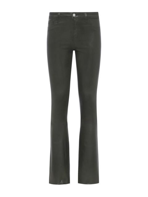 L'AGENCE Ruth Coated Straight-Leg Jean