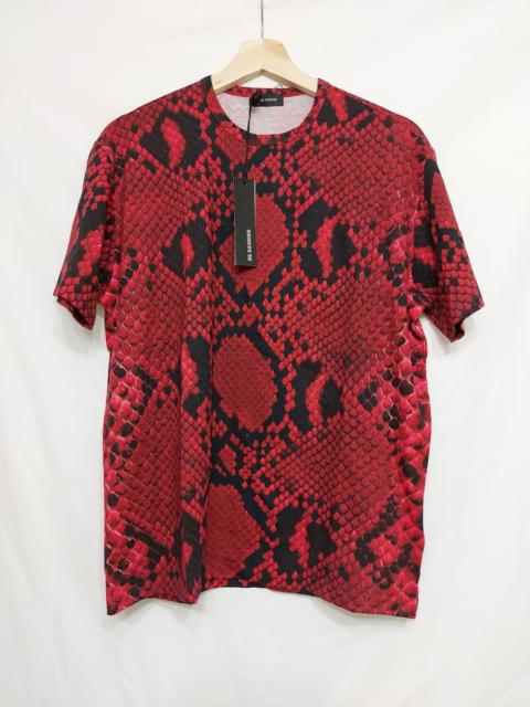 Jil Sander SS12 Red Python T Shirt Tee