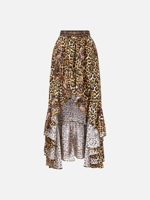 CAMILLA HIGH LOW RUFFLE SKIRT