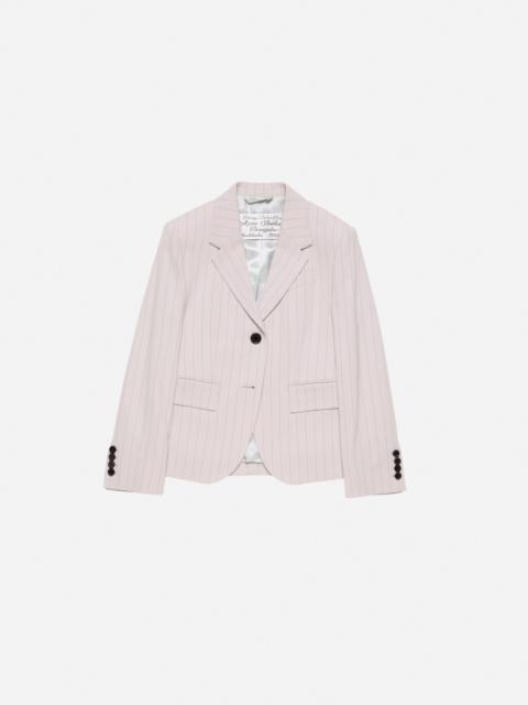Acne Studios Single-breasted pinstripe jacket - Taupe beige
