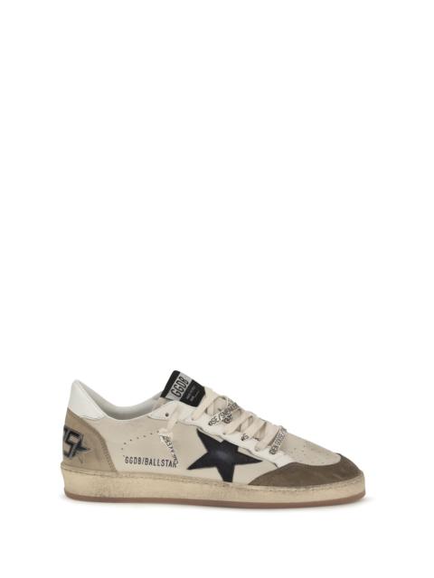 Golden Goose Golden Goose Ballstar Sneakers Cream/White/Light Grey