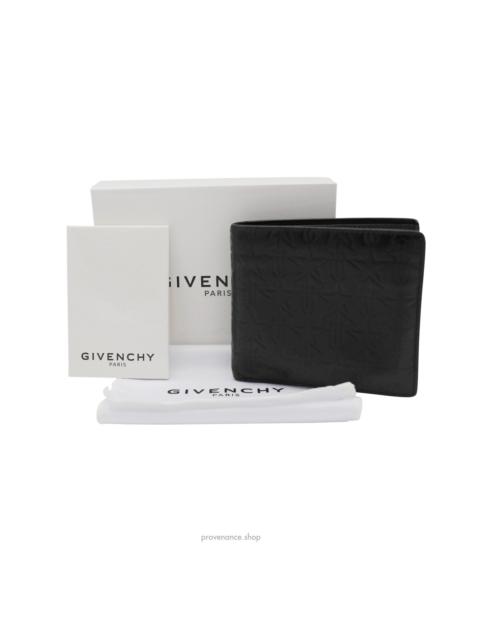 Givenchy Givenchy Stars Embossed Wallet - Black Leather