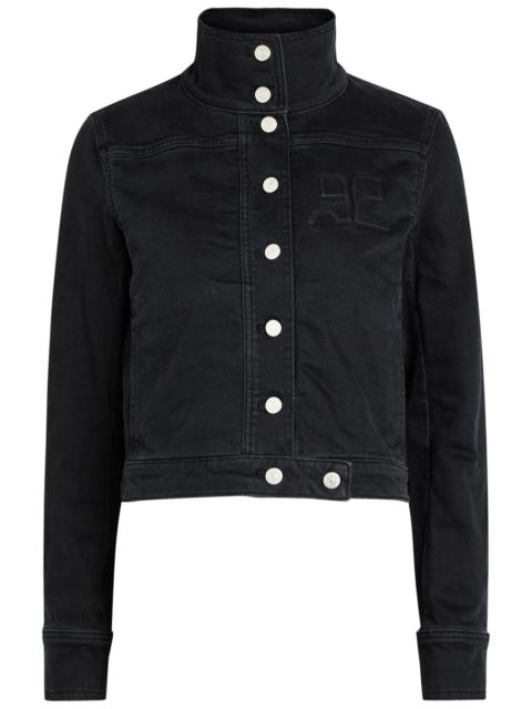 courrèges Courrèges Reedition Logo Stretch-denim Jacket