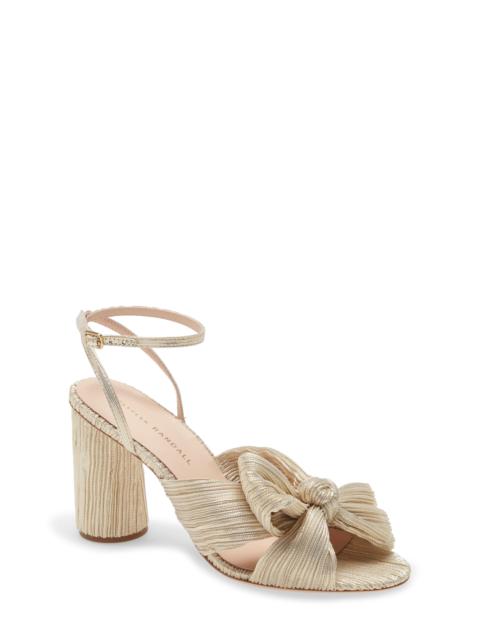 LOEFFLER RANDALL Loeffler Randall Camellia Knotted Sandal in Platinum at Nordstrom
