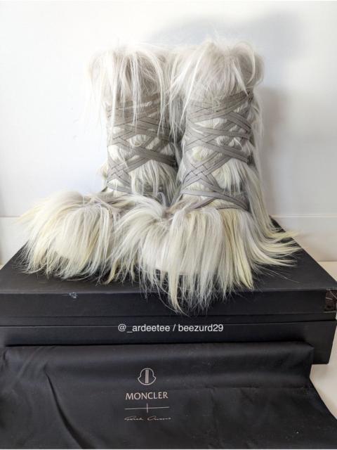 Rick Owens *NEW* FUR BIGROCKS BOOTS ACID 43