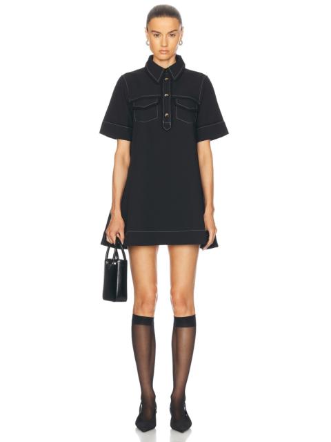 GANNI Mini Shirt Dress