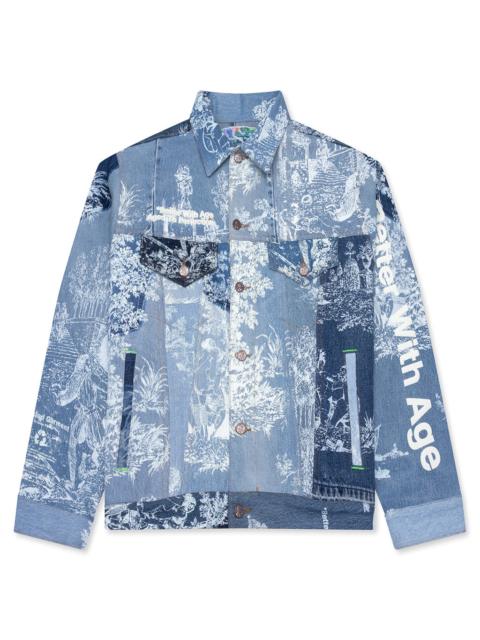 *Better With Age TERESA RECONSTRUCTED TRUCKER JACKET - INDIGO