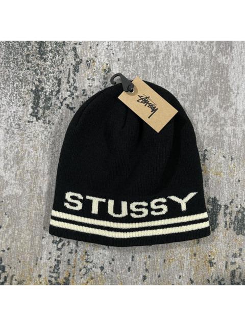 Stüssy STUSSY BEANIE " STRIPE PATTERN SKULLCAP " BLACK