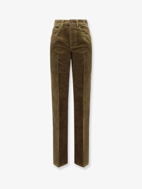 SAINT LAURENT Saint Laurent Women Clyde Corduroy Trousers