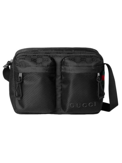 GUCCI GUCCI $2100 Black Nexus Small Crossbody Bag New & Authentic