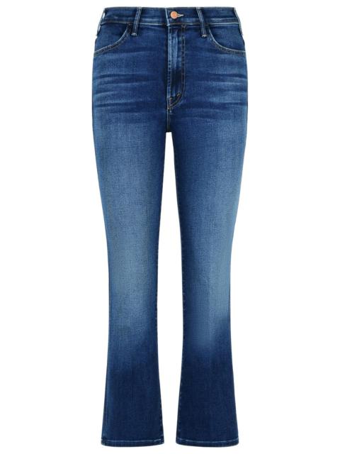 MOTHER Mother THE Hustler Blue Cotton Jeans Women