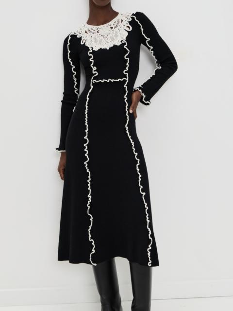 Sea Vania Lace Midi Knit Dress