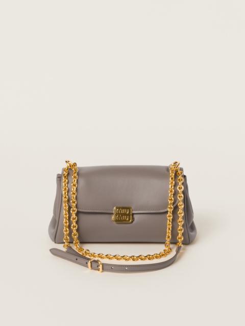 Leather shoulder bag