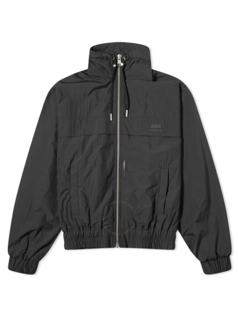 Ami Paris Men's Black Zipped Windbreaker