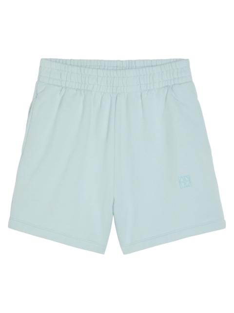 ANINE BING Anine Bing Kam Logo-embroidered Cotton Shorts