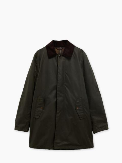 Barbour BARBOUR X BARACUTA CAR COAT TYNE WAXED ARCHIVE OLIVE