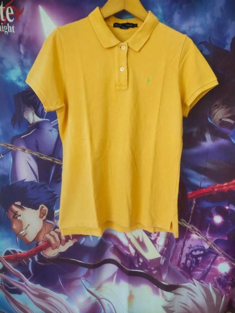 Polo Ralph Lauren Vintage Polo Ralph Lauren Yellow Slim Fit Woman Polo Shirt