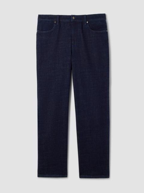 EILEEN FISHER Cotton Stretch Denim Straight Jean