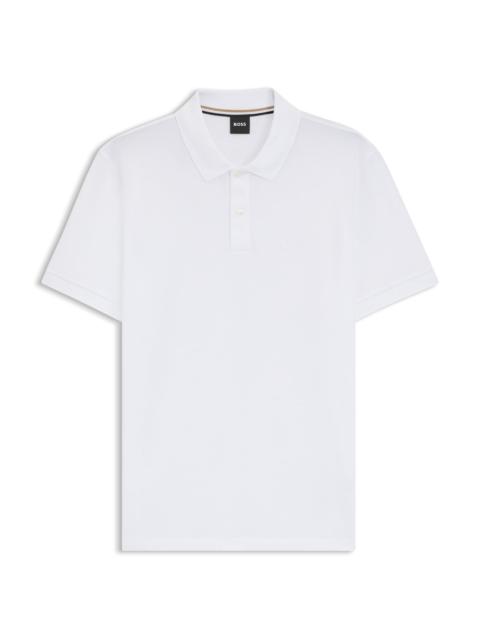 BOSS PALLAS REGULAR-FIT POLO SHIRT IN COTTON WITH EMBROIDERED LOGO