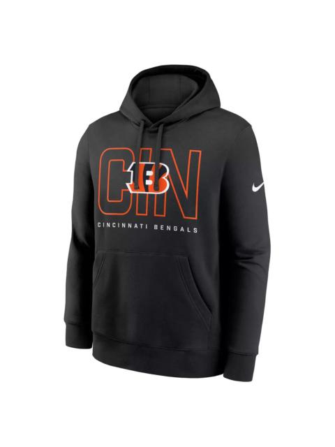 Nike Men's Cincinnati Bengals 2025 Club Hoodie-Black