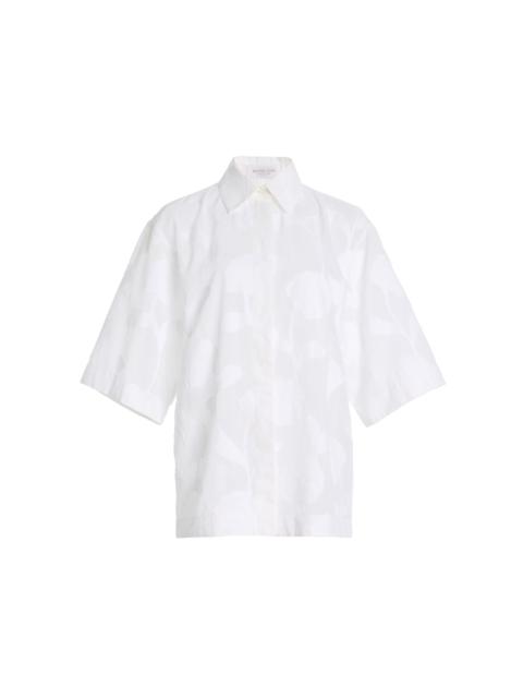 MICHAEL KORS COLLECTION Fil Coupé Shirt white