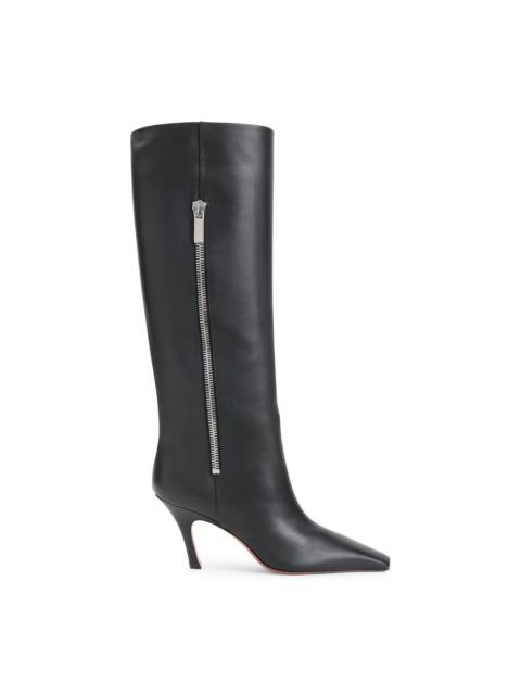 Amina Muaddi Boots Black