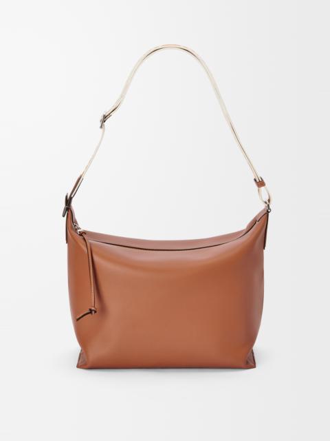 Loewe Cubi Crossbody bag in supple smooth calfskin and jacquard