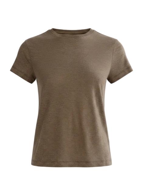 AGOLDE Long Line Adine Tee in Loam