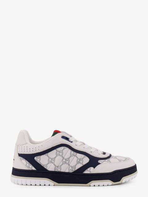 GUCCI Gucci Re-Web Leather Sneakers