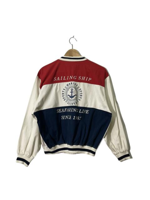 Other Designers VINTAGE MARINE SPORTS VARSITY JACKET