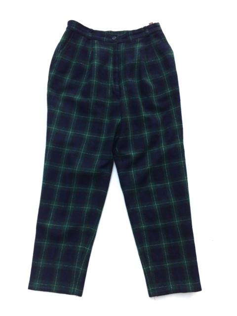 Other Designers Japanese Brand - Japanese Brand Wool Checkered Plaid Tartan Baggy Casual
