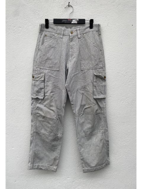 Other Designers Japanese Brand - Cargo Pant Hickory Striped Dogman pants