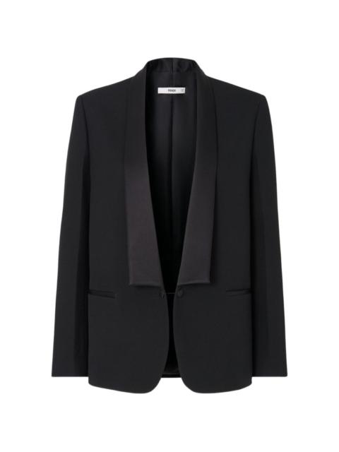 FENDI Fendi Women Wool Single-Breasted Blazer Jacket
