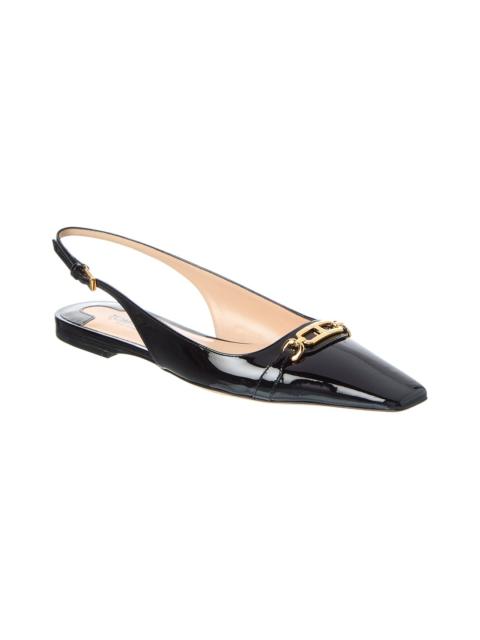 TOM FORD Tom Ford Whitny Patent Slingback Ballerina Flat